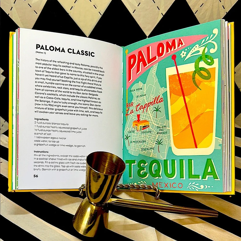 “Tequila Made Me Do It” Cocktail Book | Recipes + Bar Cart Decor - Picture 4 of 8